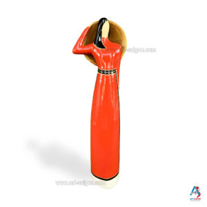 Statuette en terre cuite - Artisanat du Vietnam (H20cm)(réf. A9-1-S-D)