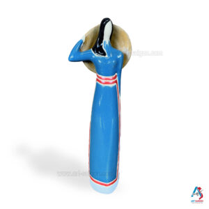 Statuette en terre cuite - Artisanat du Vietnam (H15cm)(réf. GV-A88-XD)