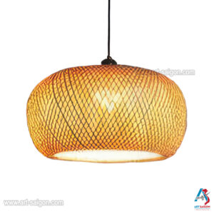 Lampion Abat-Jour en Bambou Ø30cm - Suspension Lanterne Artisanale du Vietnam (réf. S65-03)