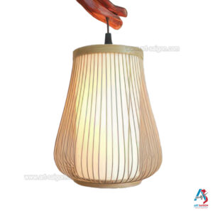 Lampion en Bambou Ø20cm - Suspension Lanterne Artisanale du Vietnam (réf. S65-11)
