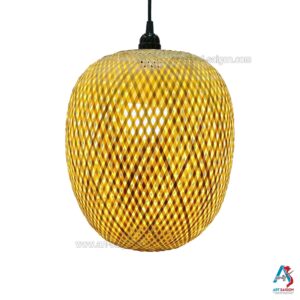 Lampion Abat-Jour en Bambou Ø30cm - Suspension Lanterne Artisanale du Vietnam (réf. S65-13)