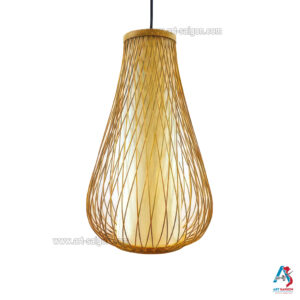 Lampion Abat-Jour en Bambou Ø30cm - Suspension Lanterne Artisanale du Vietnam (réf. S65-20)