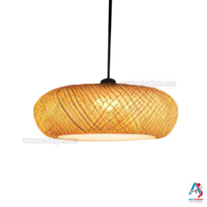 Lampion Abat-Jour en Bambou Ø45cm - Suspension Lanterne Artisanale du Vietnam (réf. S65-21)