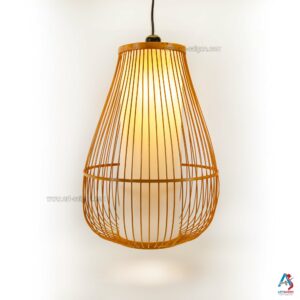 Lampion Abat-Jour en Bambou – Lustre Suspension Lanterne Artisanale du Vietnam