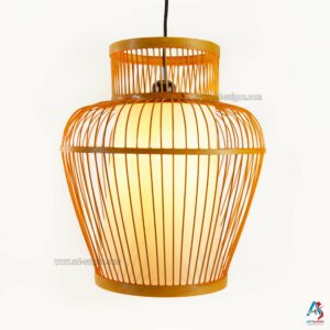 Lampion Abat-Jour en Bambou – Lustre Suspension Lanterne Artisanale du Vietnam