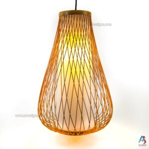 Lampion Abat-Jour en Bambou – Lustre Suspension Lanterne Artisanale du Vietnam