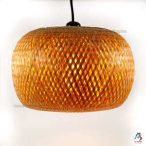 Lampion Abat-Jour en Bambou – Lustre Suspension Lanterne Artisanale du Vietnam