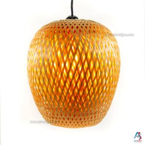 Lampion Abat-Jour en Bambou – Lustre Suspension Lanterne Artisanale du Vietnam