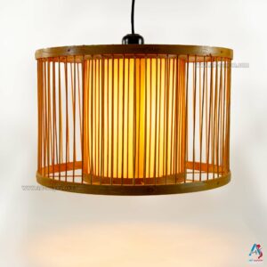 Lampion Abat-Jour en Bambou – Lustre Suspension Lanterne Artisanale du Vietnam