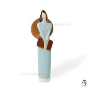 Statuette Figurine en Terre Cuite Peint, Sculpture à la Main - Décoration et Artisanat du Vietnam